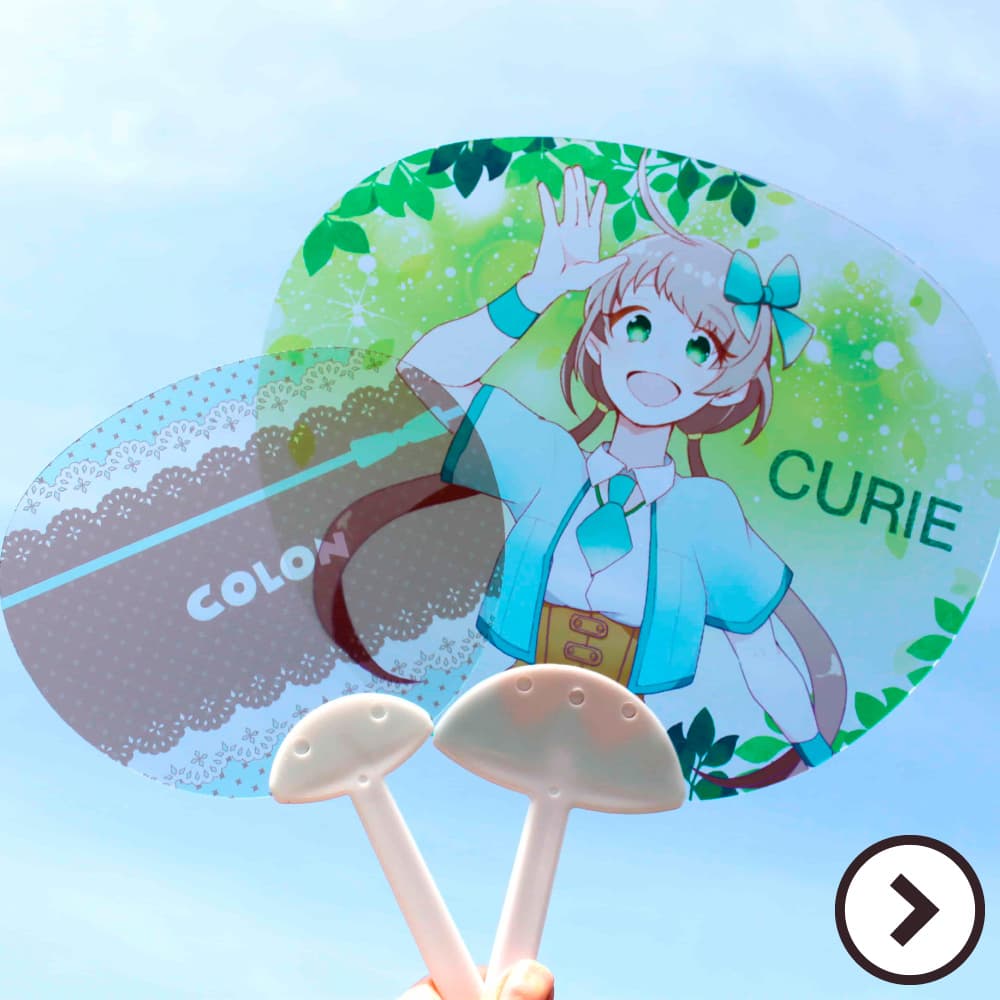 推し活透明うちわ