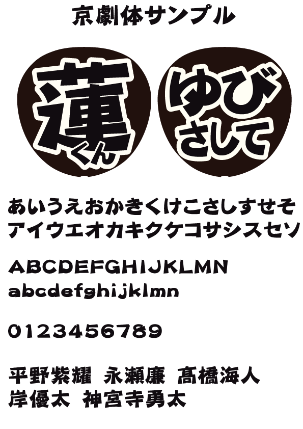 うちわ文字　フルオーダー　オーダーページ フルオーダーうちわ【うちわ用文字】【シール3重】ネームボード