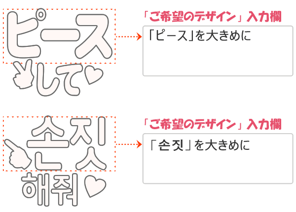 フルオーダーうちわ【うちわ用文字】【立体2重】ネームボード