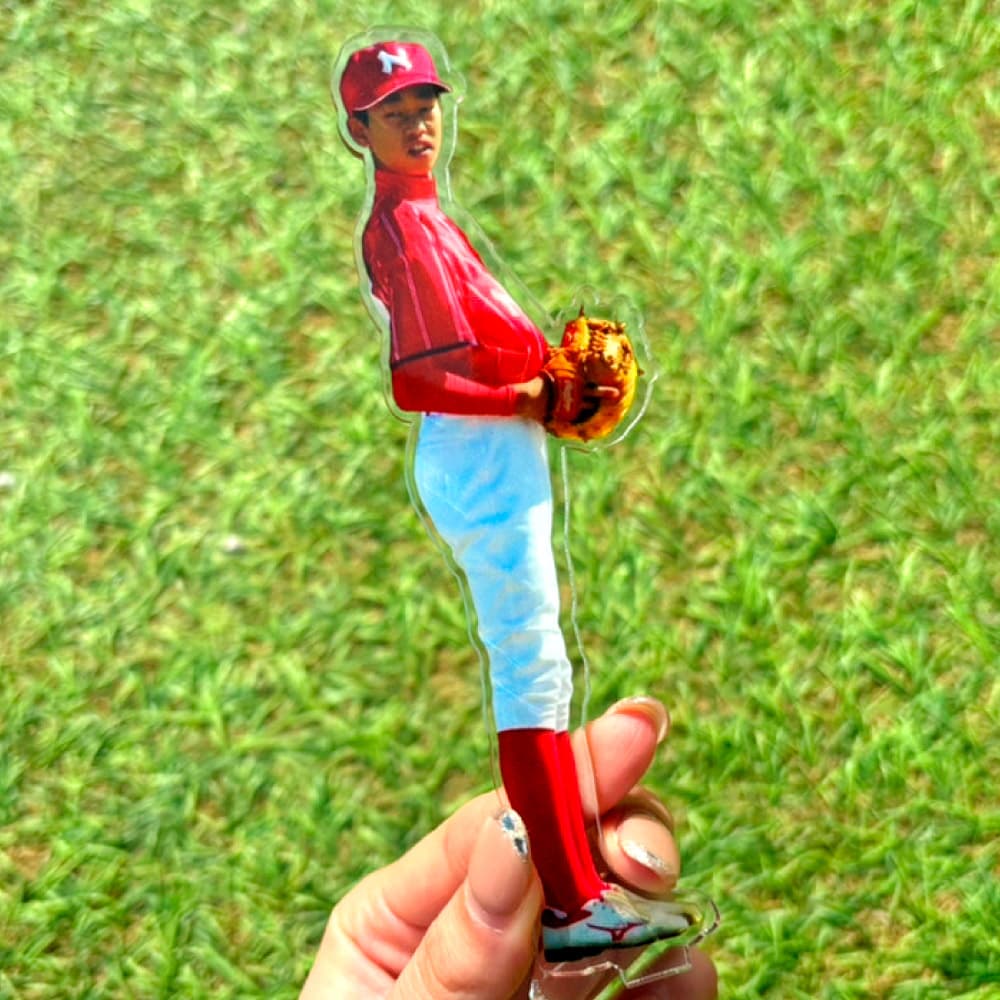 野球観戦 推しアクスタ