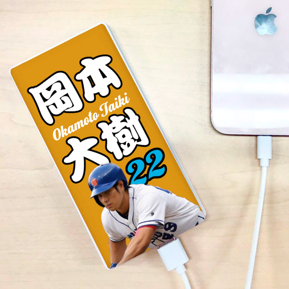 野球観戦 推しモバイルバッテリー