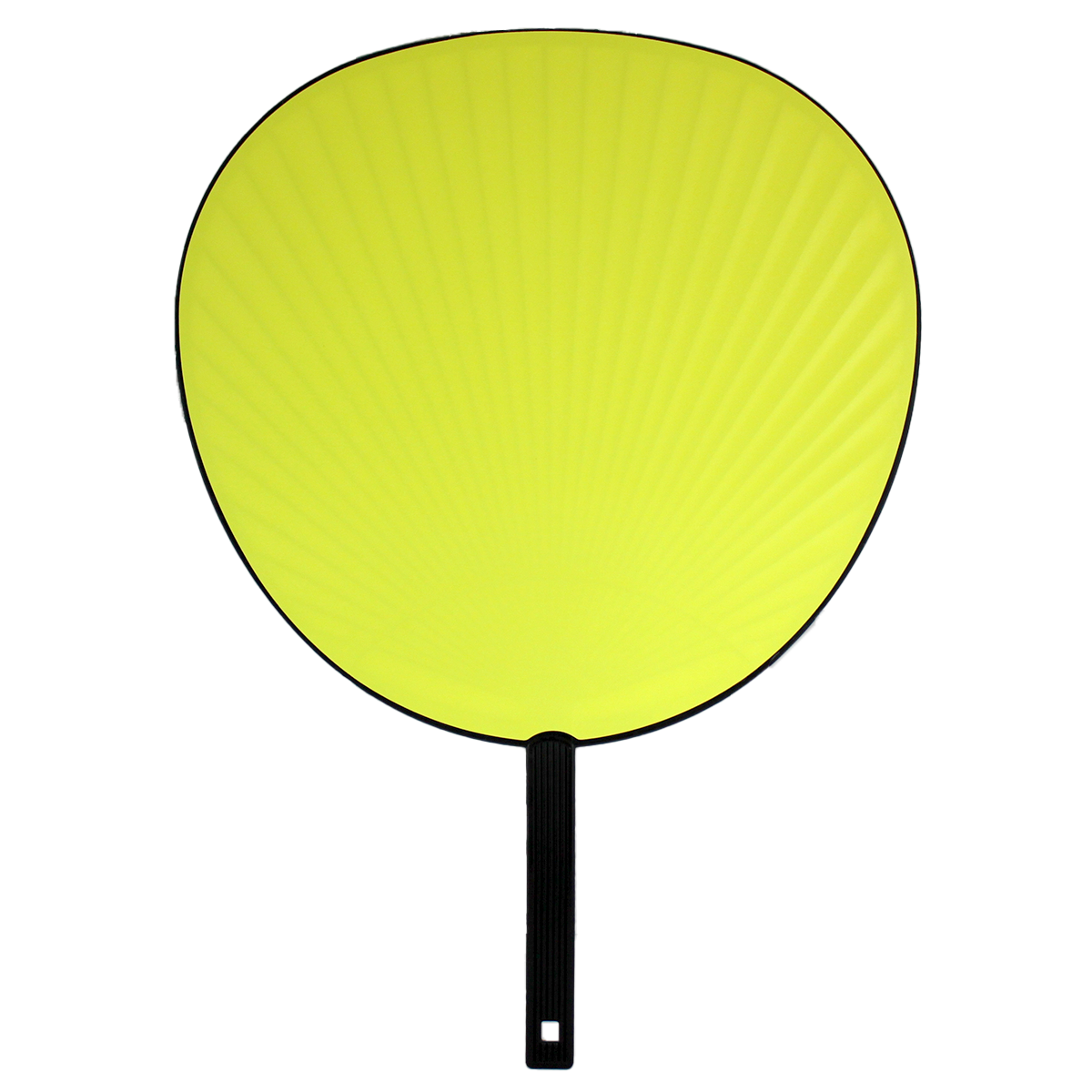 蛍光イエローうちわ