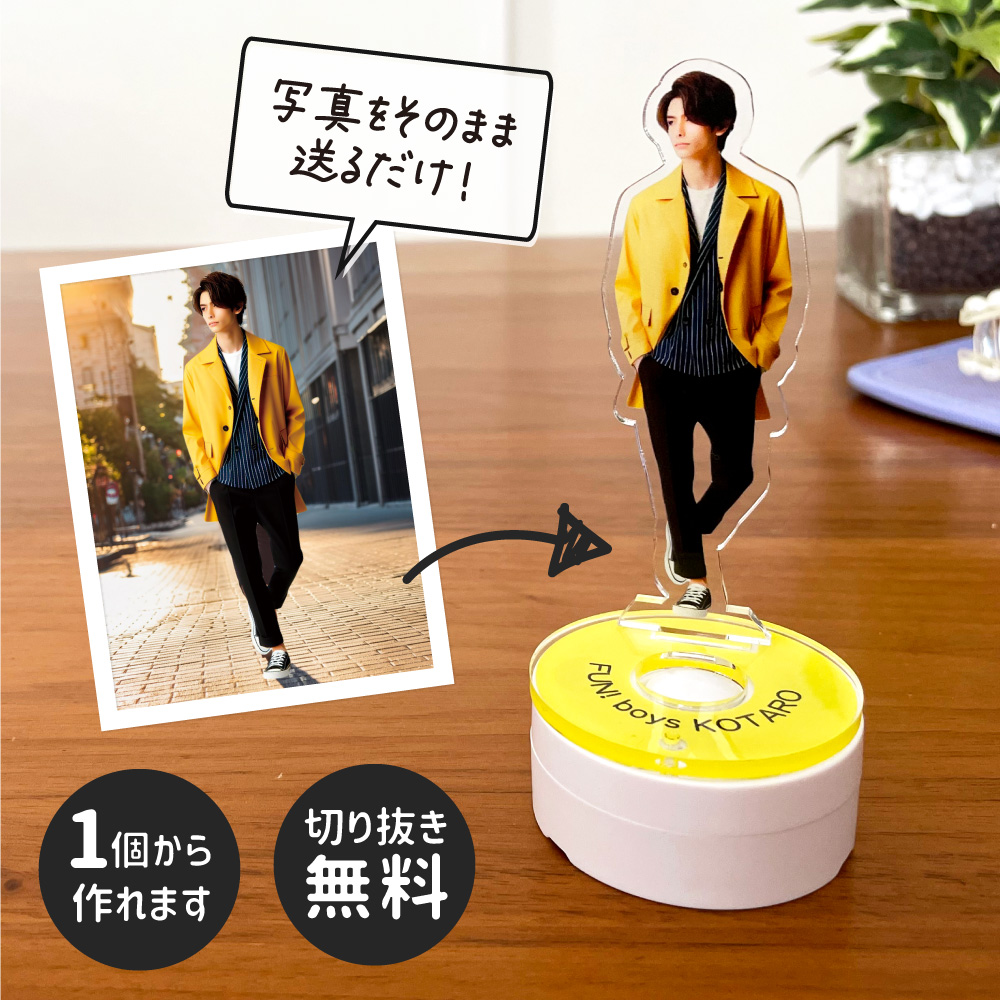 しゃべる!!ボイスアクスタ【フリーカット】【完成サイズ指定】 5～19cm