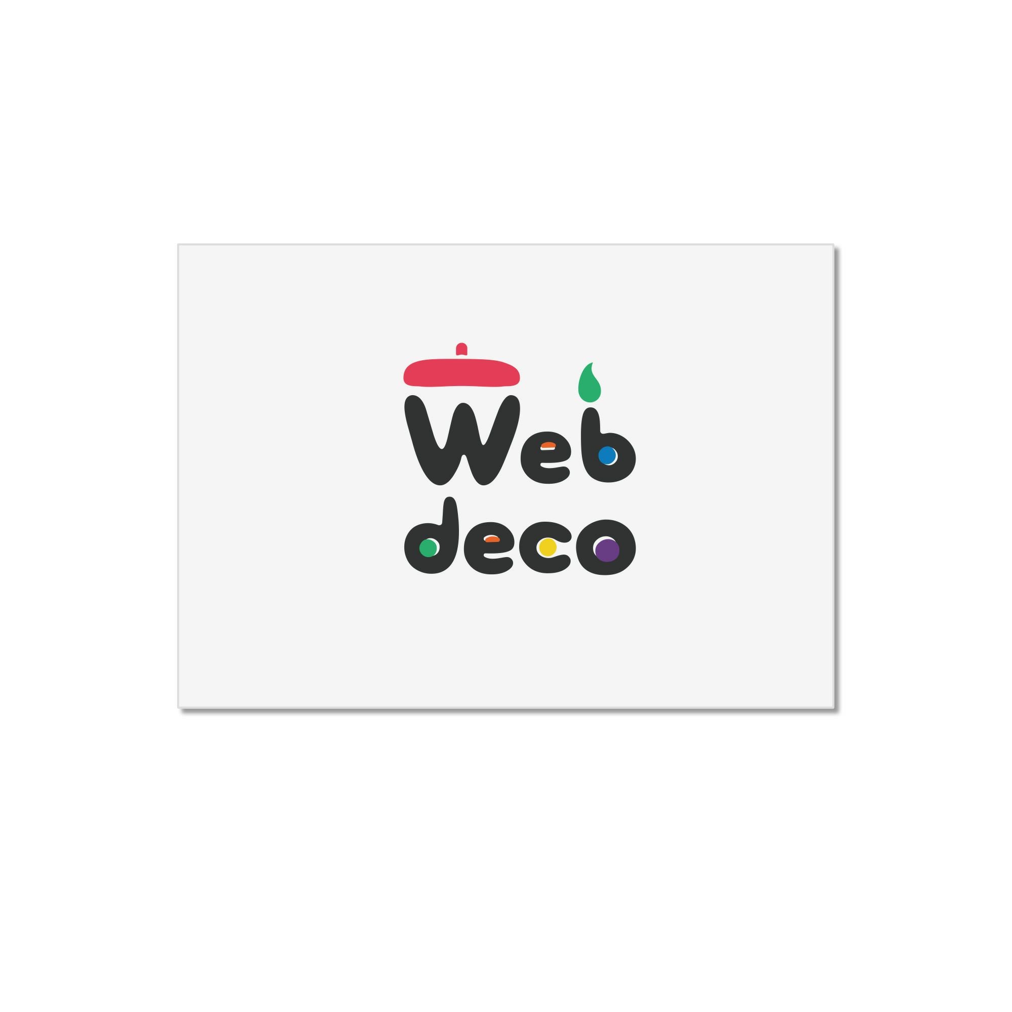Web deco ネームプレート【アクリル 長方形 50×82 】単品 ウェブデコ