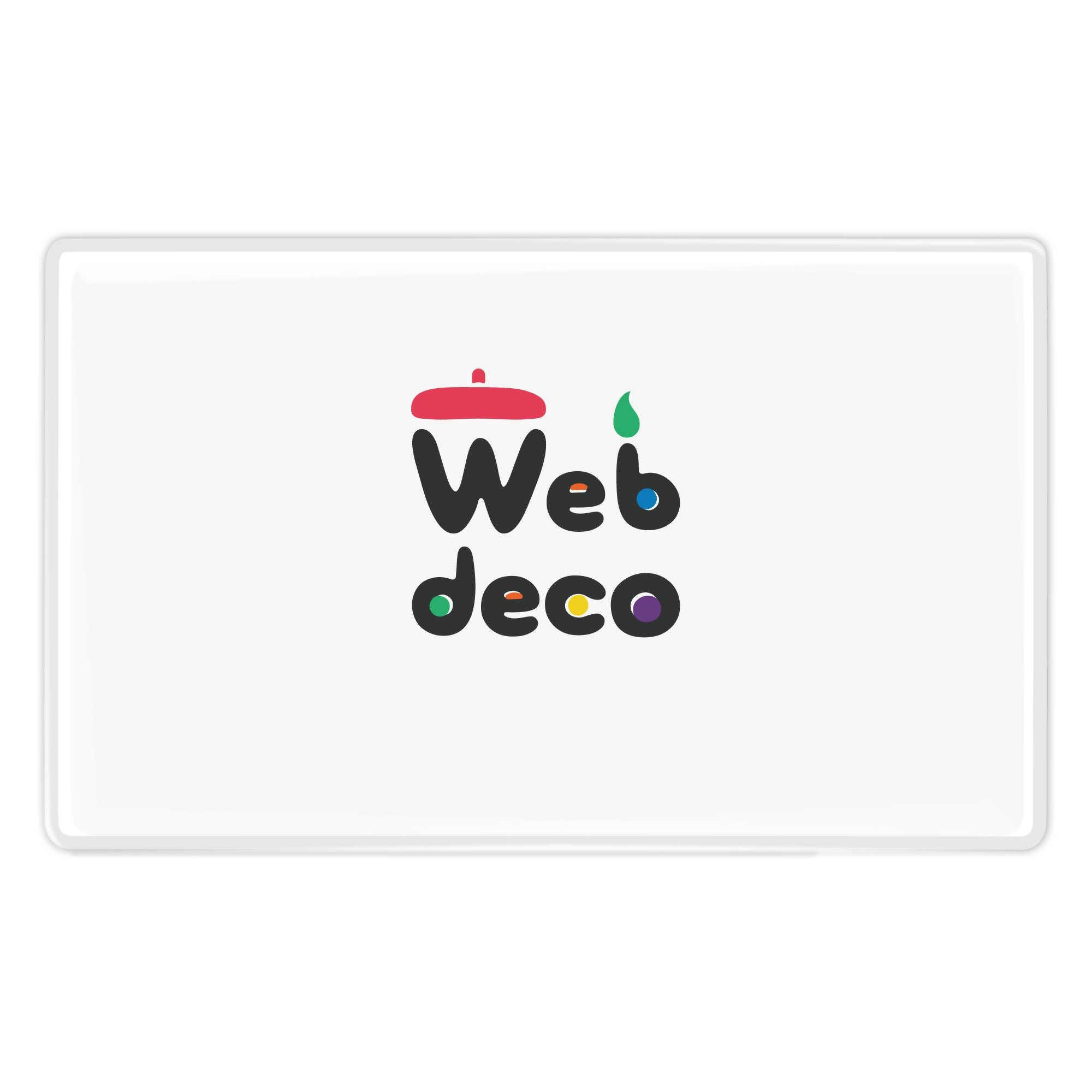 Web deco ネームプレート【アクリル 長方形 50×82 】単品 ウェブデコ