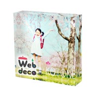 Web deco アクリルブロック
