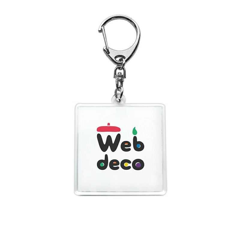 Web deco アクリルキーホルダー