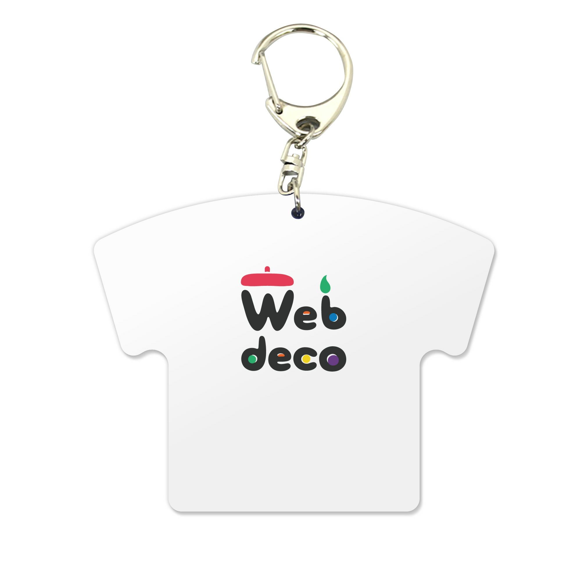 Web deco アクリル キーホルダー 【ハート型】【 4個セット