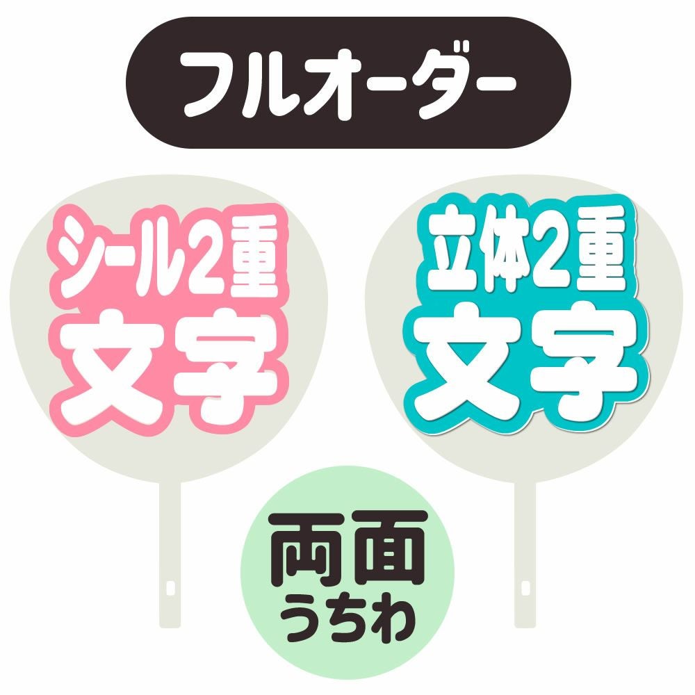 8月18日までさま専用ページ オーダー 名前 うちわ 文字 連結