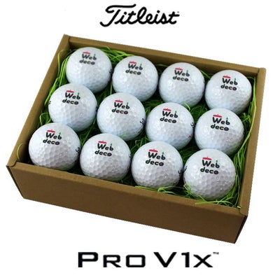 Web deco ゴルフボール 【□12個入り】【□ Titleist PRO V1x 】【〇3 