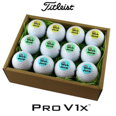 Web deco ゴルフボール 【□12個入り】【□ Titleist PRO V1x 】【〇3 